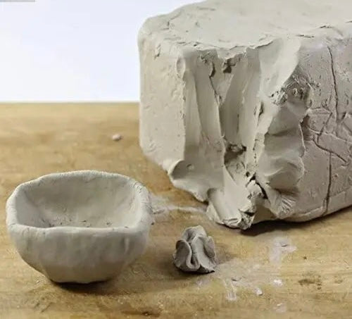 1kg Self Hardening Air Drying Modelling Sculpting Clay for Art & Craft in Grey